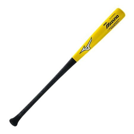 Mizuno Composite Maple Carbon Wood Baseball Bat Yellow and Black